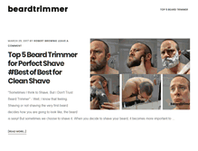 Tablet Screenshot of beardtrimmer.biz